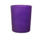 Purple Violet Glass Holder for Votive or TeaLight Candle - Part Table
